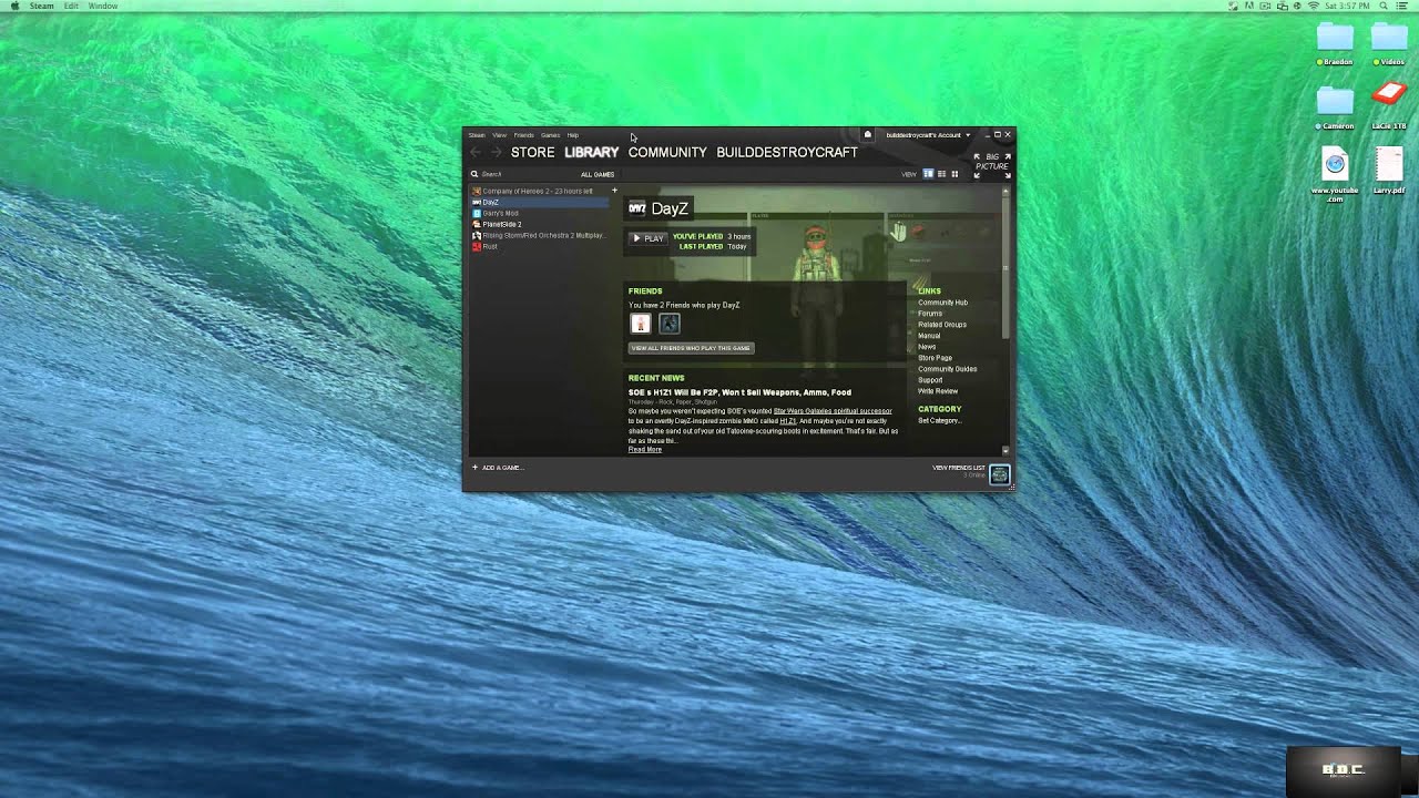 play windows games on steam for mac