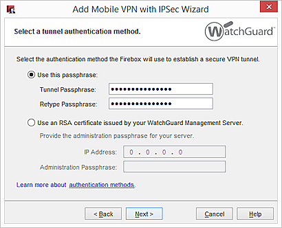 watchguard mobile vpn with ipsec for mac
